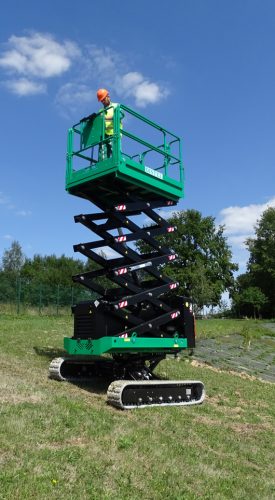 nacelle a chenille, location nacelle sur chenille