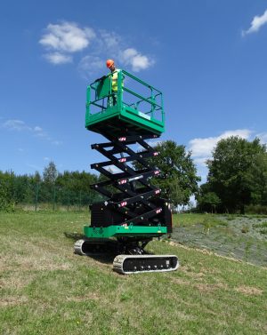 nacelle a chenille, location nacelle sur chenille
