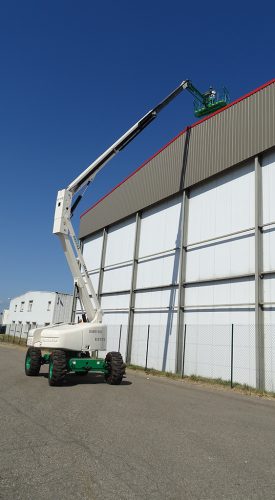 location nacelle articulée, mamouth