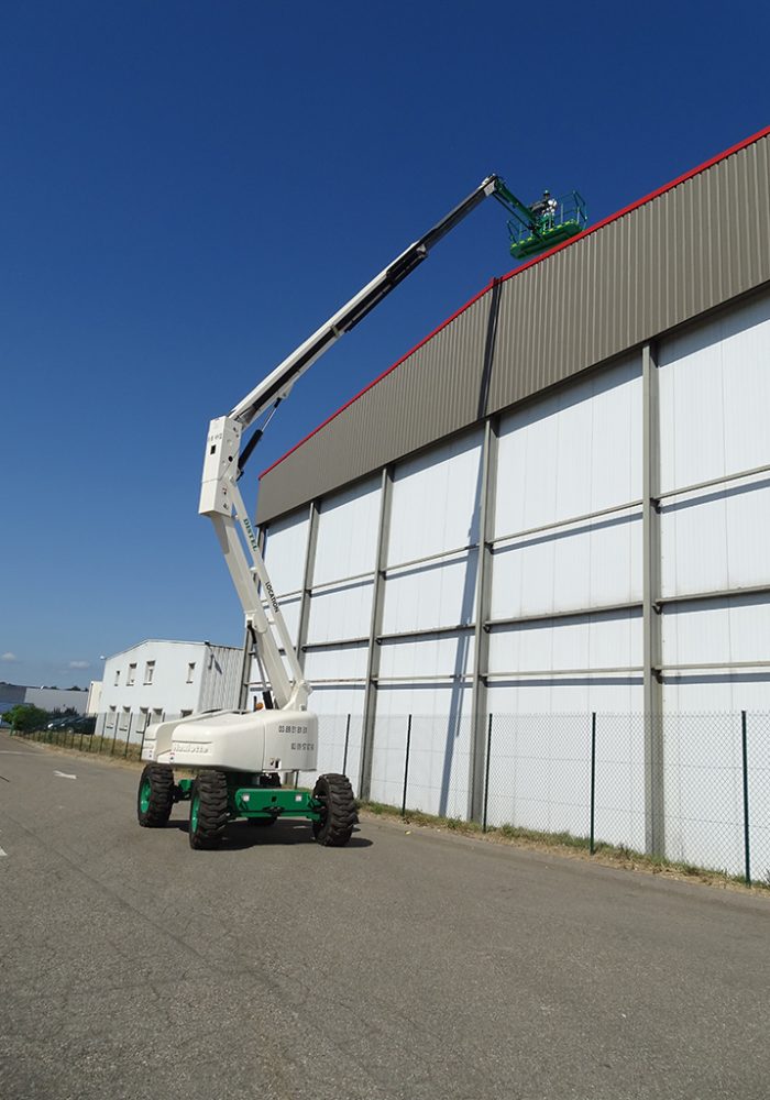 location nacelle articulée, mamouth