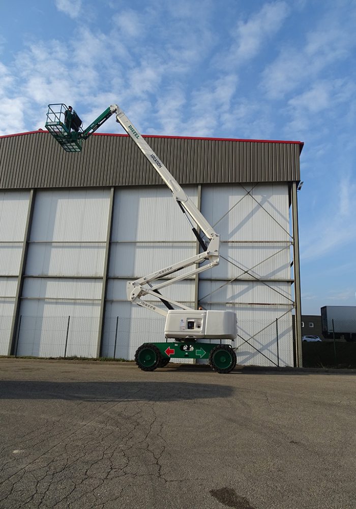 location nacelle articulée, mamouth