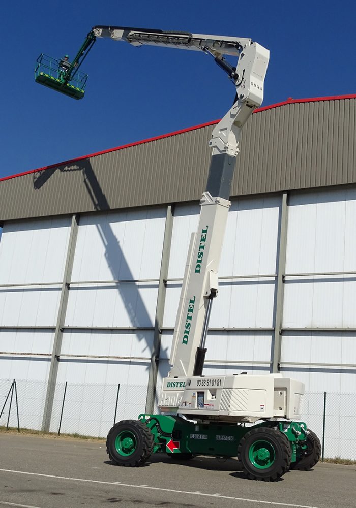 location nacelle articulée, mamouth