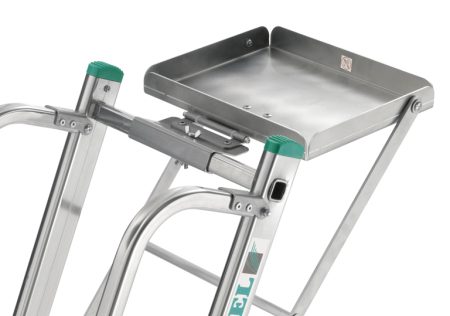 Escabeaux DISTEL : tablette porte-outils escamotable