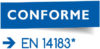 Logo CONFORME : EN 14183*