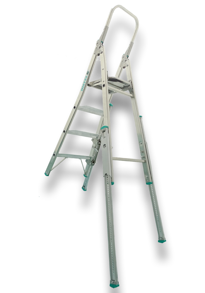 escabeau telescopique détouré