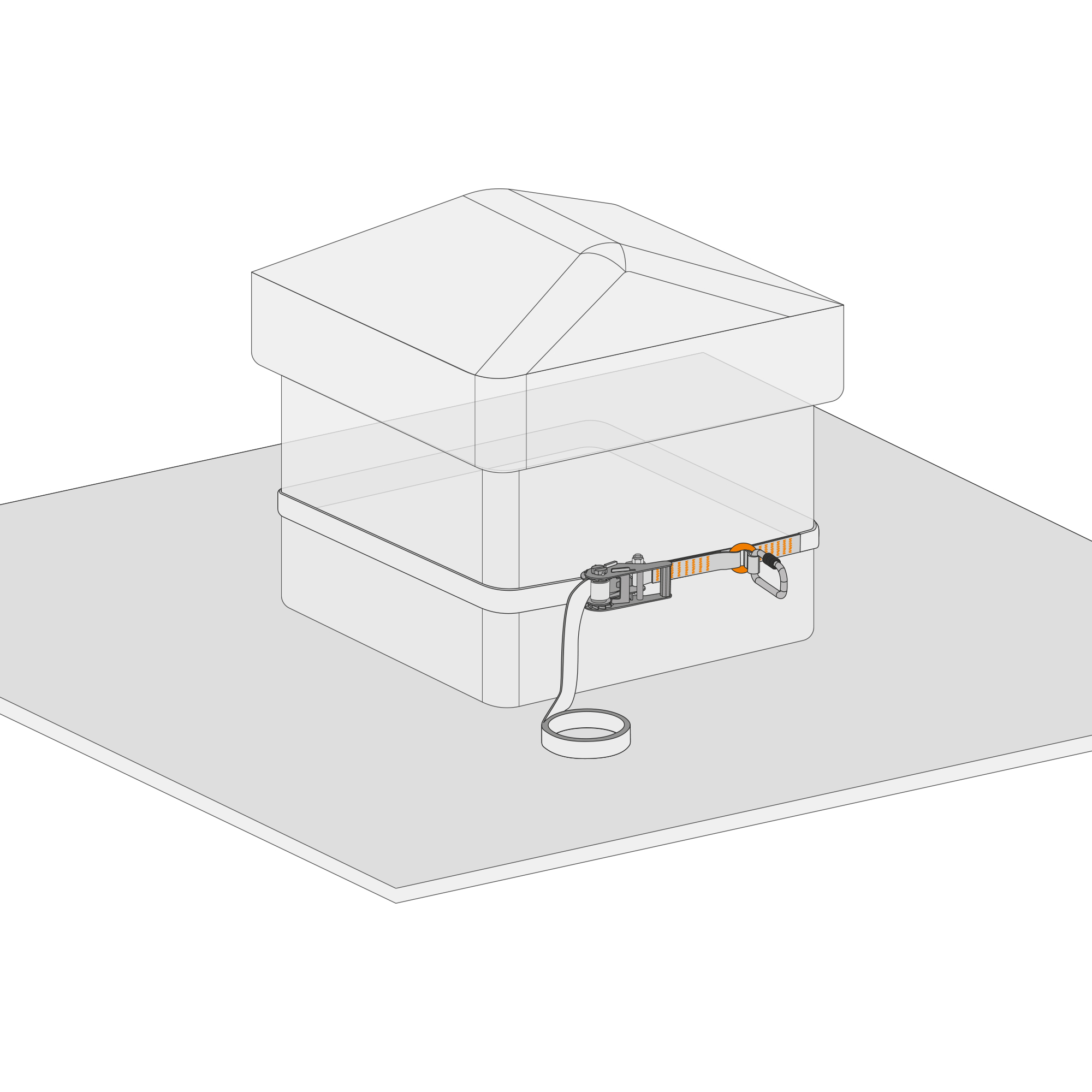 Sangles d'ancrage réglable : 5m et 10m – Image 2